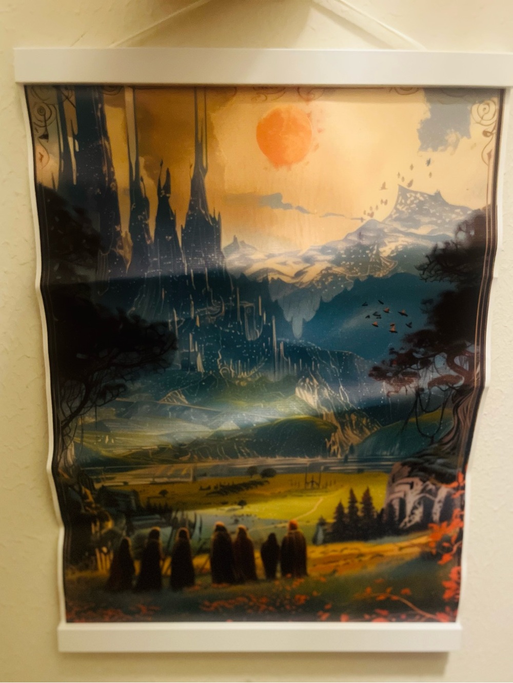 Canvas Print Lord Of The Rings Wall Art Poster Fantasy